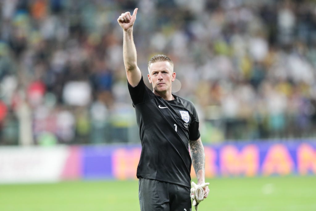 Jordan Pickford of England seen during the European