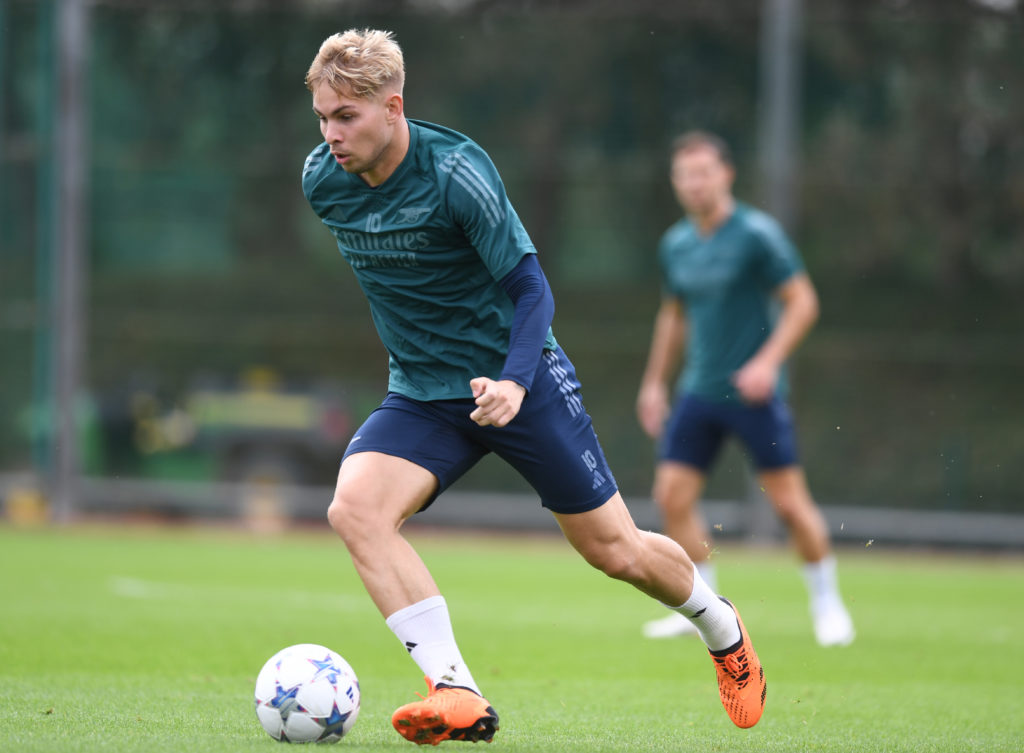 Arsenal FC Training Session - UEFA Champions League 2023/24