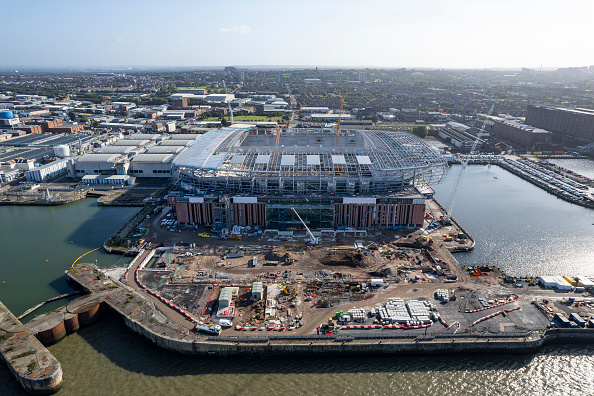 Aerial General Views of the New Everton Stadium
