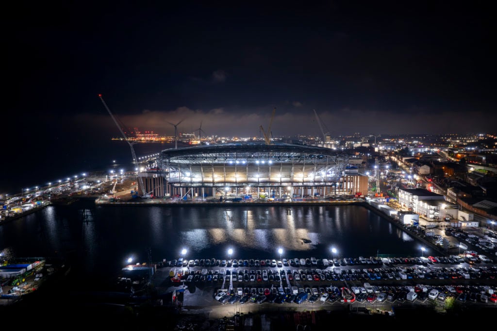 Aerial General Views of the New Everton Stadium
