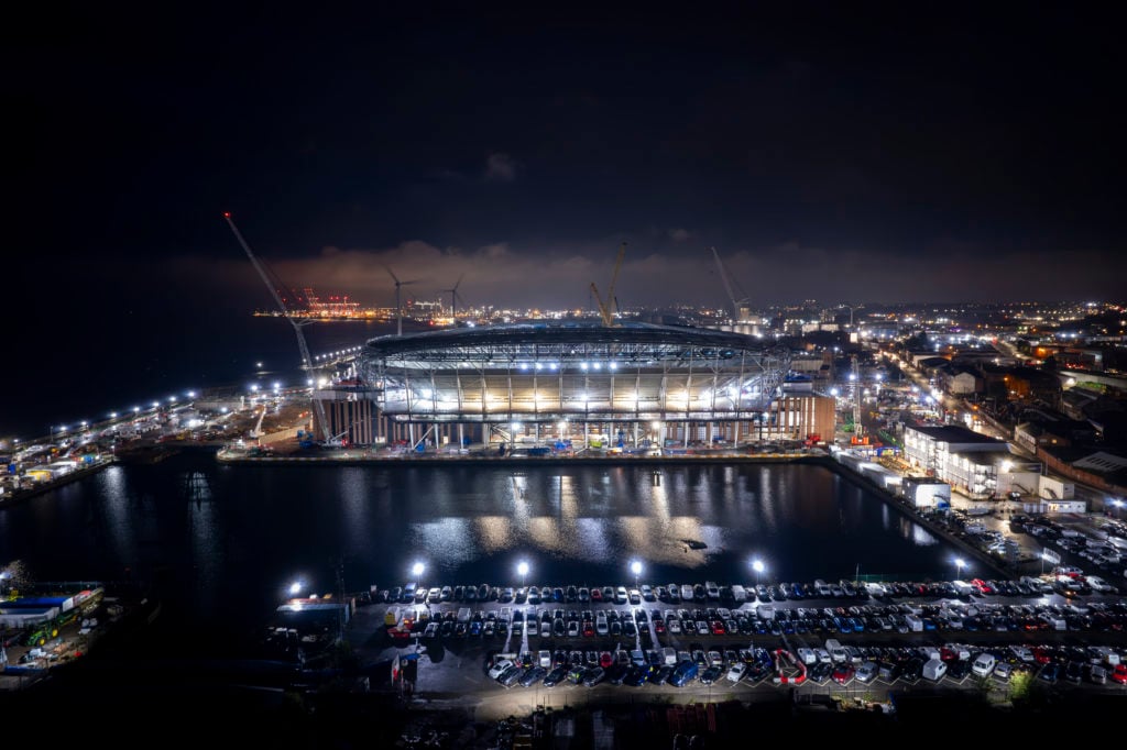 Aerial General Views of the New Everton Stadium