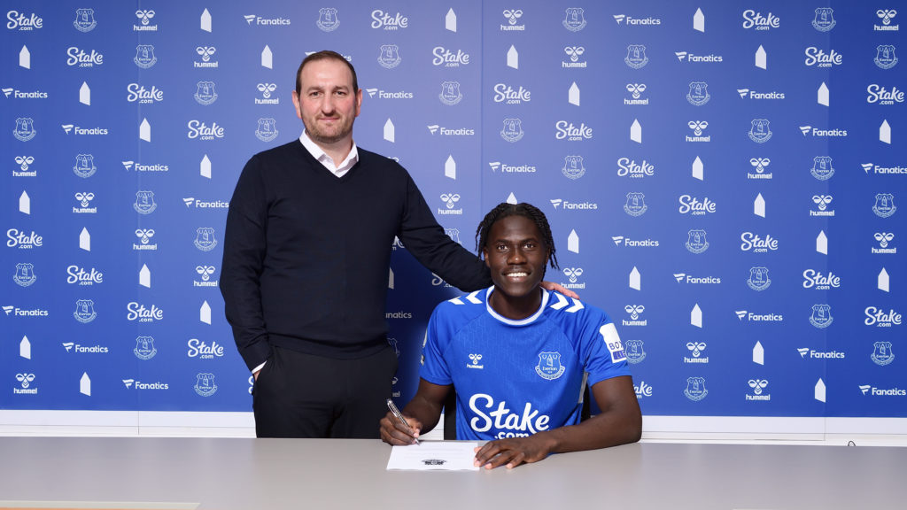 Everton Unveil New Signing Amadou Onana