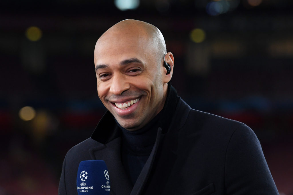 Thierry Henry on punditry duty.