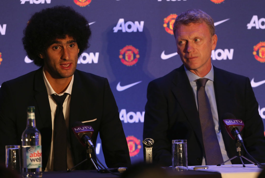 Manchester United Unveil New Signing Marouane Fellaini