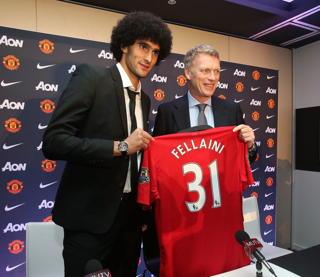Manchester United Unveil New Signing Marouane Fellaini