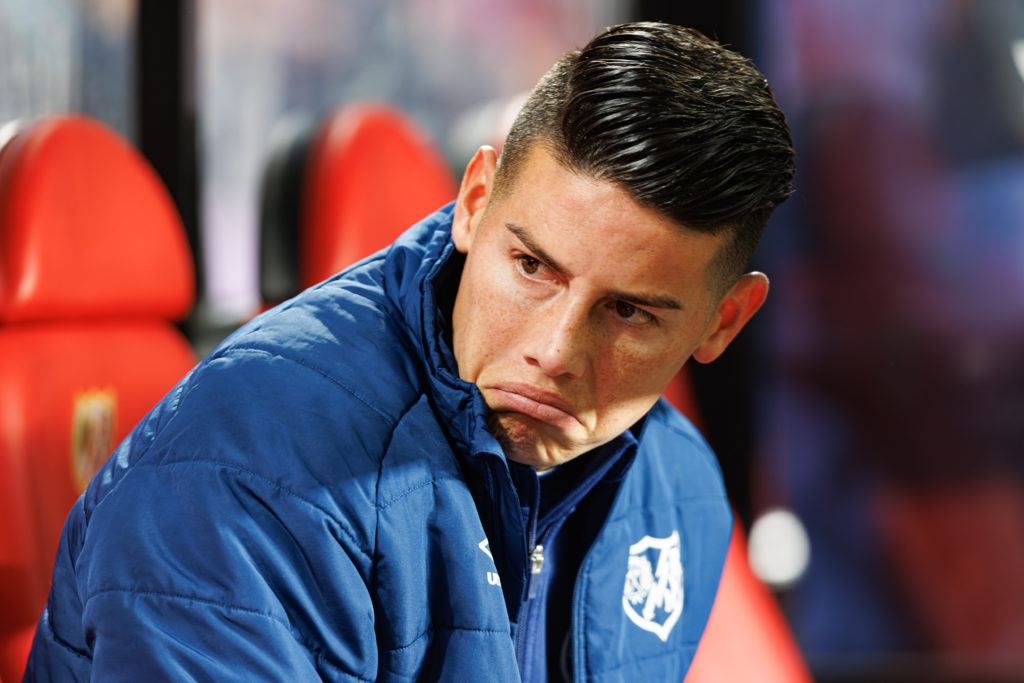 James Rodriguez (Rayo Vallecano) seen during LaLiga game.