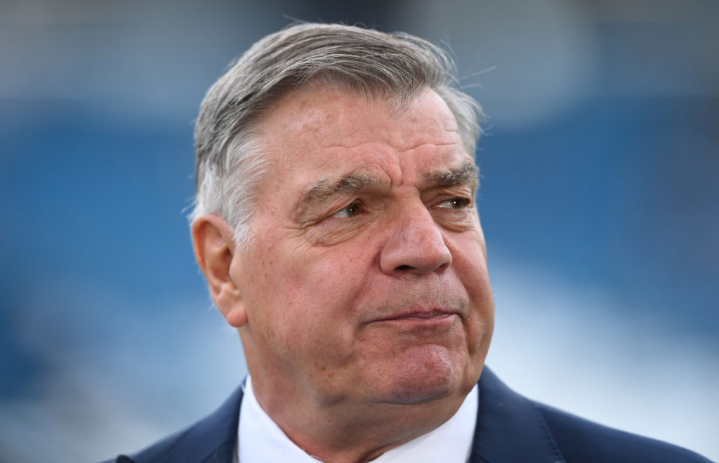 Former Everton manager Sam Allardyce.