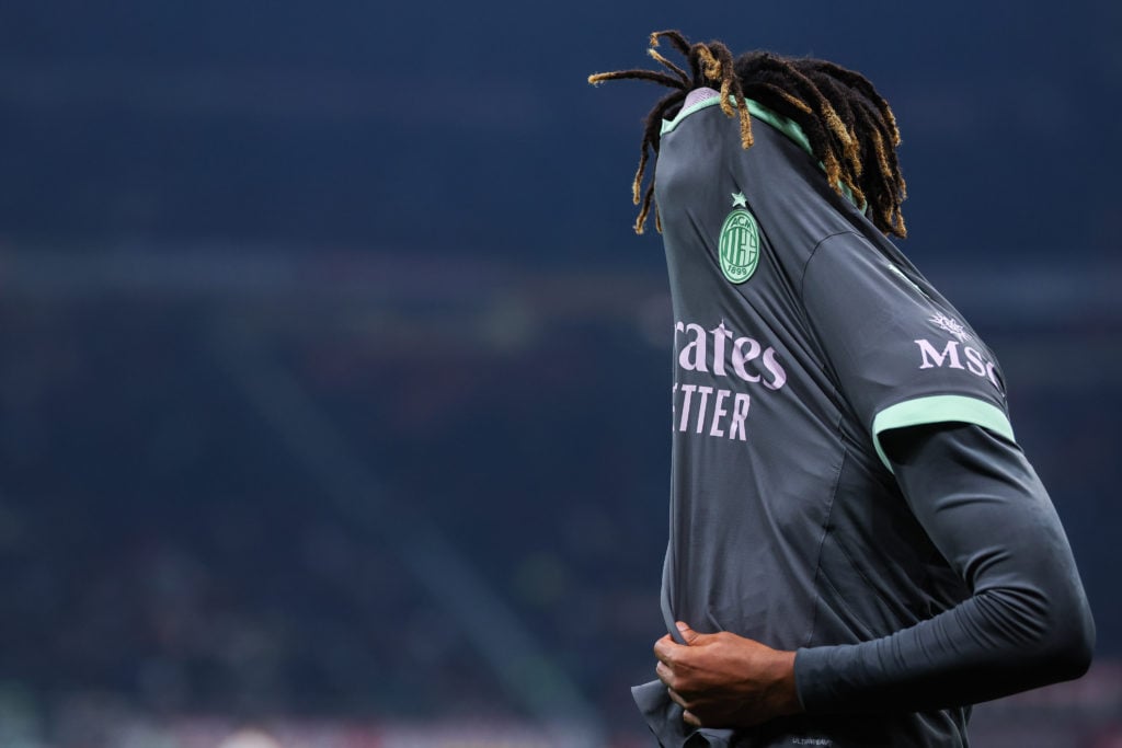 Samuel Chukwueze of AC Milan seen during Serie A 2024/25