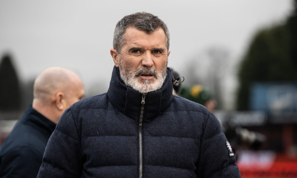 Roy Keane at Tamworth vs Tottenham Hotspur.