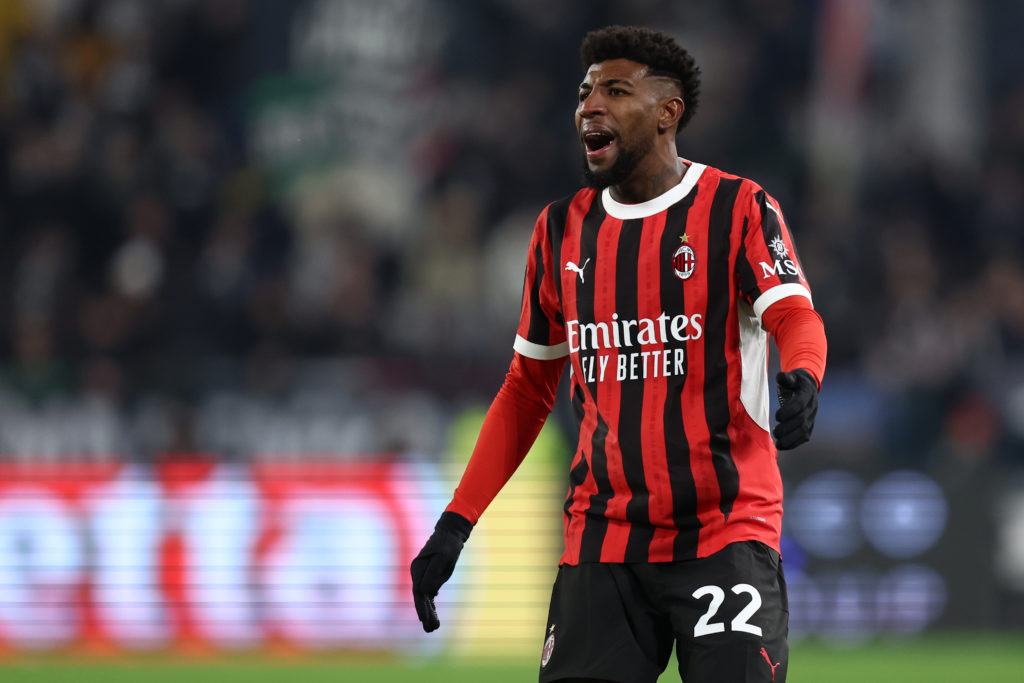 Emerson Royal of Ac Milan looks on during the Serie A