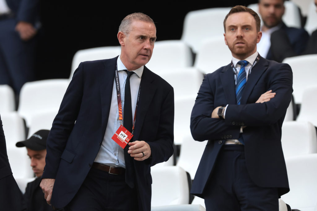 Brighton & Hove Albion Technical Director David Weir during the Europa League match between Marseille and Brighton.