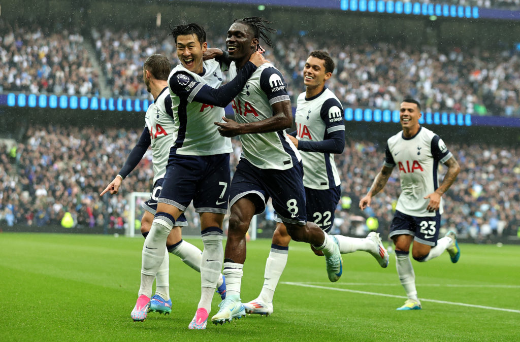 Tottenham Hotspur midfielder Yves Bissouma.