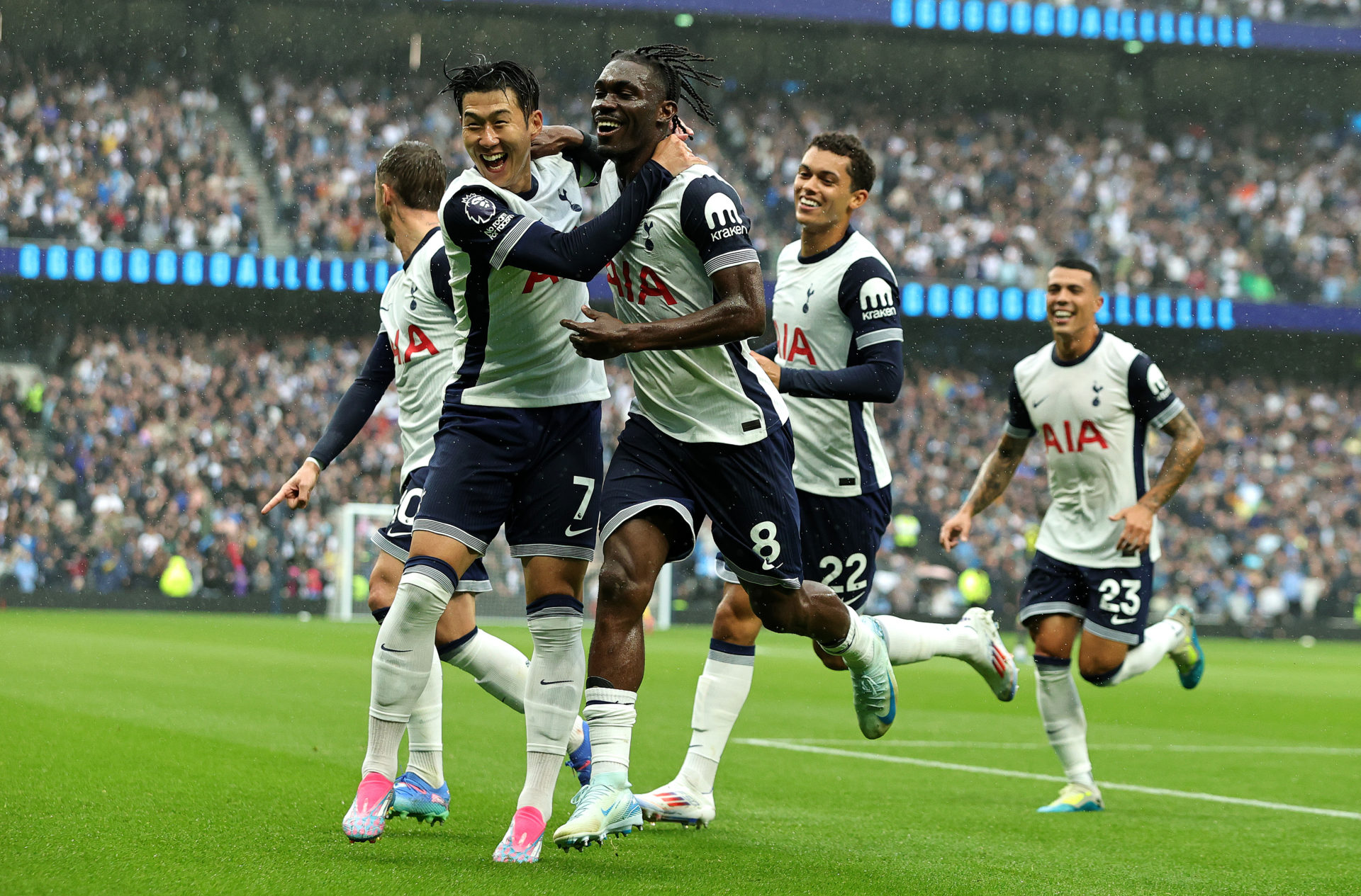 Tottenham Hotspur midfielder Yves Bissouma.