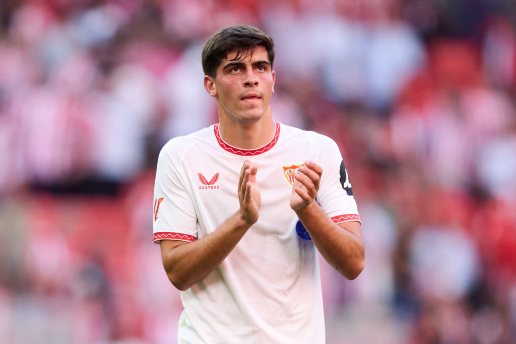 Sevilla right back Juanlu Sanchez.