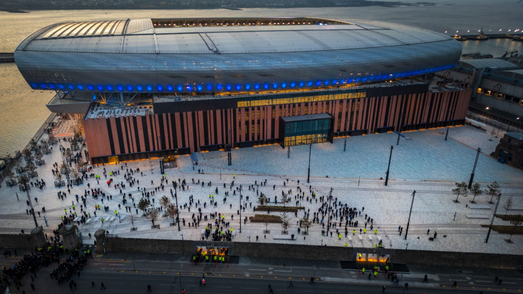 New Everton Stadium Holds First Test Event