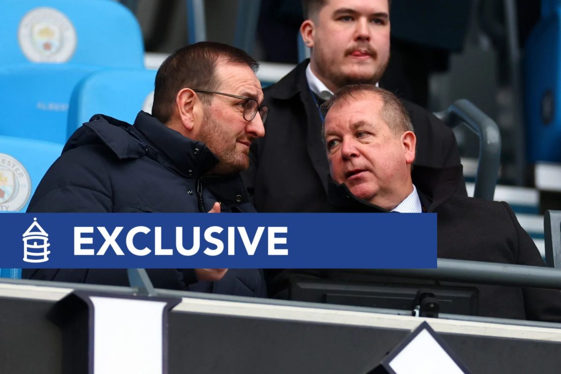 Kevin Thelwell looks on ahead of Everton's game against Manchester City.