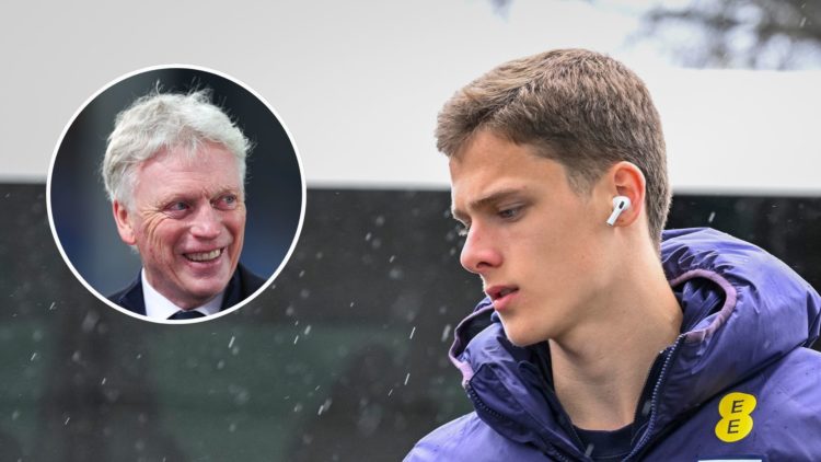 Harrison Armstrong of England arrives prior to the U18 men's international match between France and England at Complexo Desportivo do SC Freamunde....