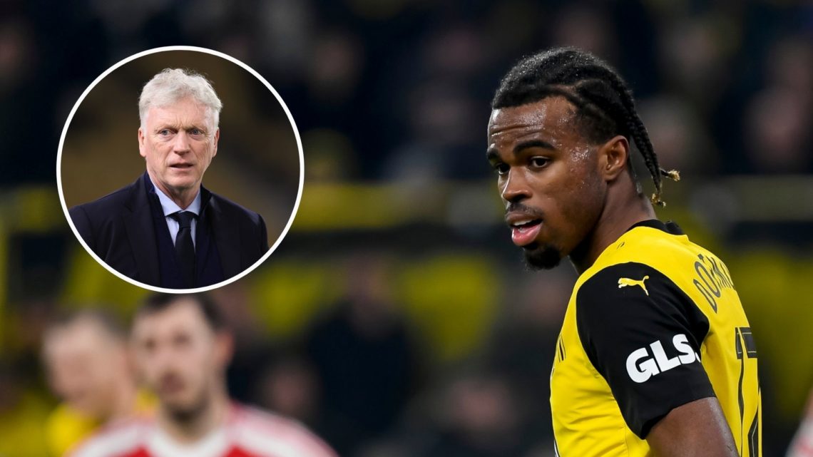 Carney Chukwuemeka of Borussia Dortmund looks on during the Bundesliga match between Borussia Dortmund and 1. FC Union Berlin at Signal Iduna Park....