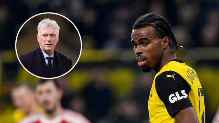 Carney Chukwuemeka of Borussia Dortmund looks on during the Bundesliga match between Borussia Dortmund and 1. FC Union Berlin at Signal Iduna Park....