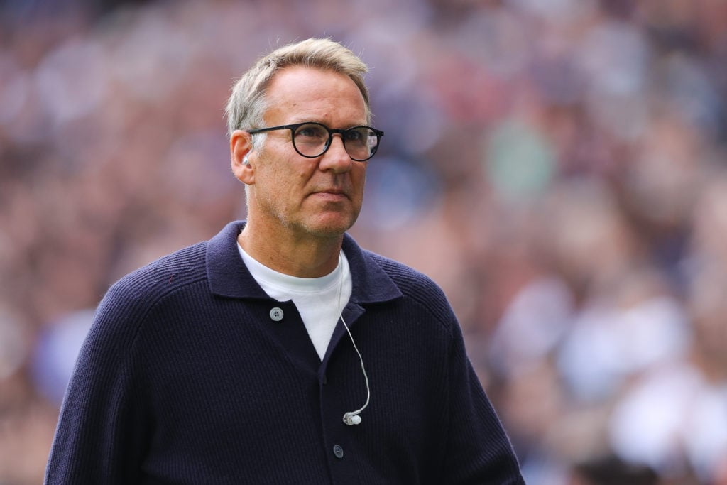 Paul Merson working as a pundit