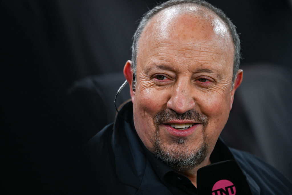 Former manager Rafael Benítez ahead of the Premier League match between Liverpool and Newcastle United.