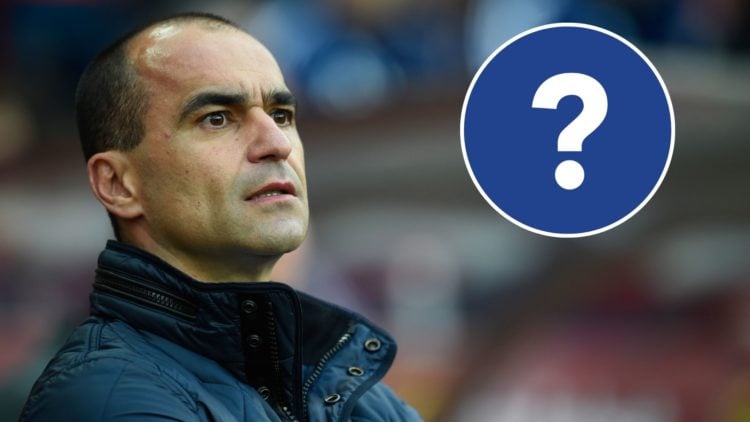 Everton coach Roberto Martinez looks on before the Barclays Premier League match between Sunderland and Everton at the Stadium of Light on May 11, ...