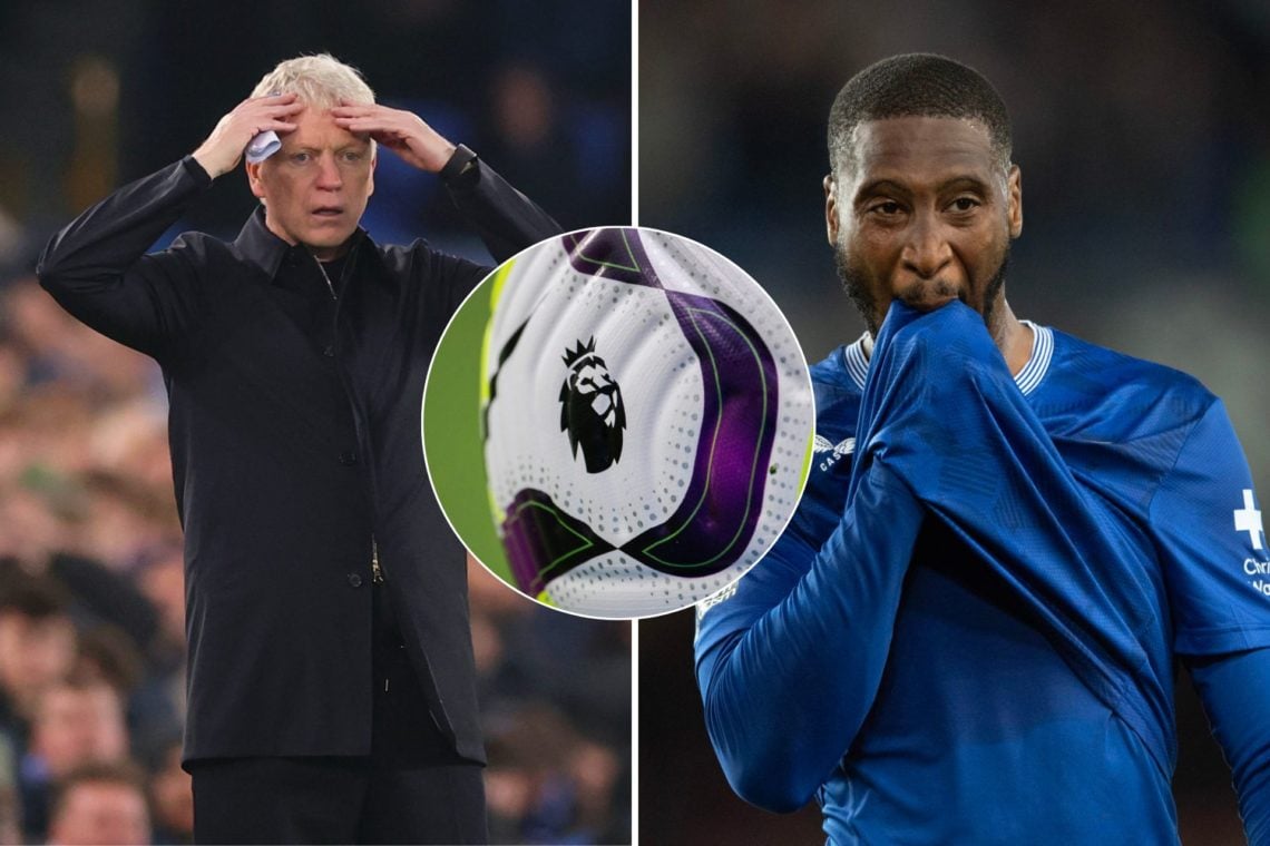 Manager of Everton, reacts during the Premier League match between Everton FC and Aston Villa FC at Goodison. Beto of Everton after the Carabao Cup...