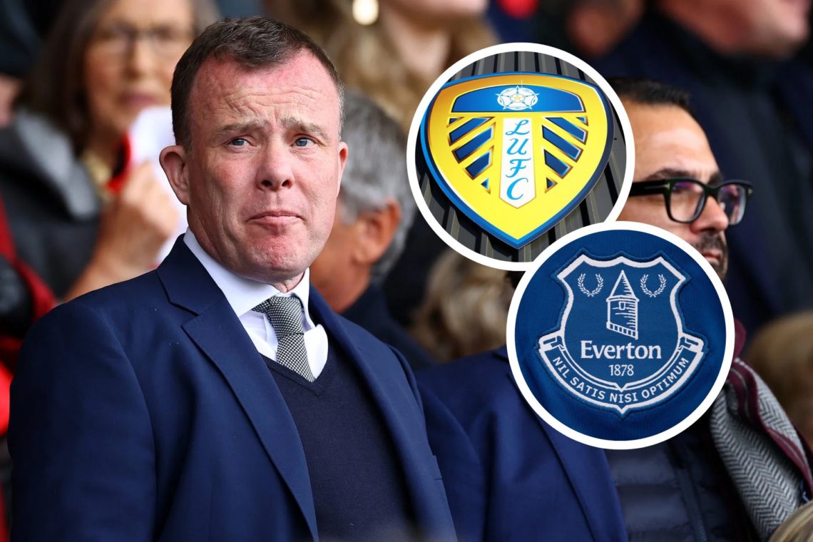 Angus Kinnear, Managing Director of Leeds United alongside Victor Orta, Sporting Director of Leeds United prior to the Premier League match. A deta...