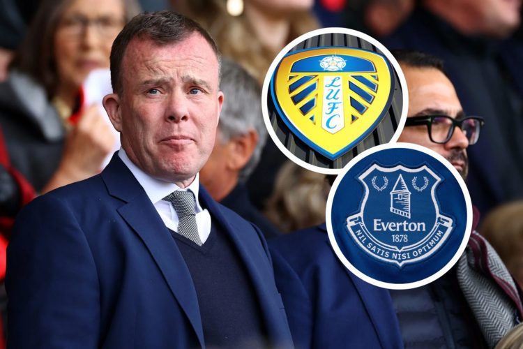Angus Kinnear, Managing Director of Leeds United alongside Victor Orta, Sporting Director of Leeds United prior to the Premier League match. A deta...