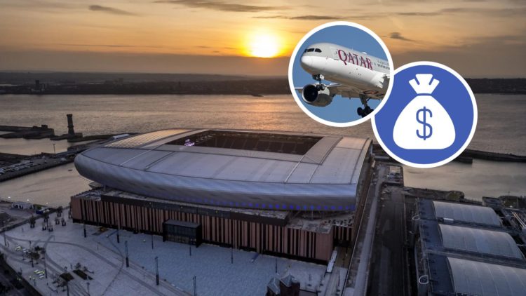 A Boeing 787-9 Dreamliner from Qatar Airways is landing at Barcelona Airport. In this aerial view fans arrive for the first ever game, a test match...