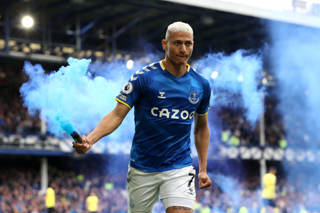 Richarlison during Everton v Chelsea - Premier League