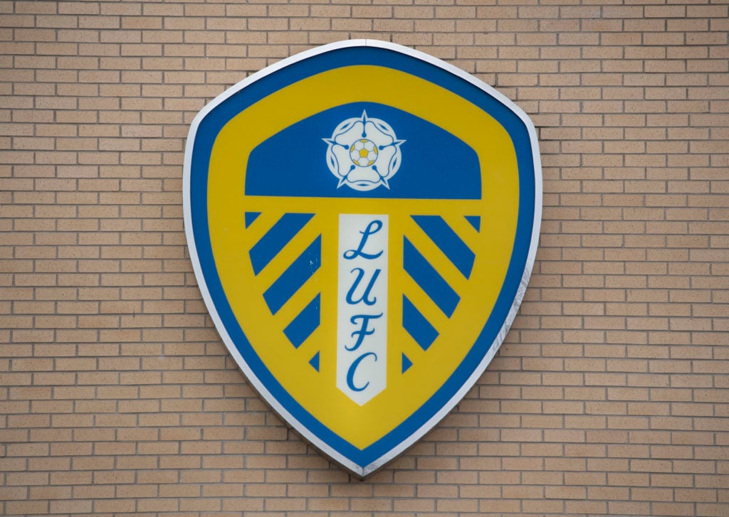 Leeds United badge.