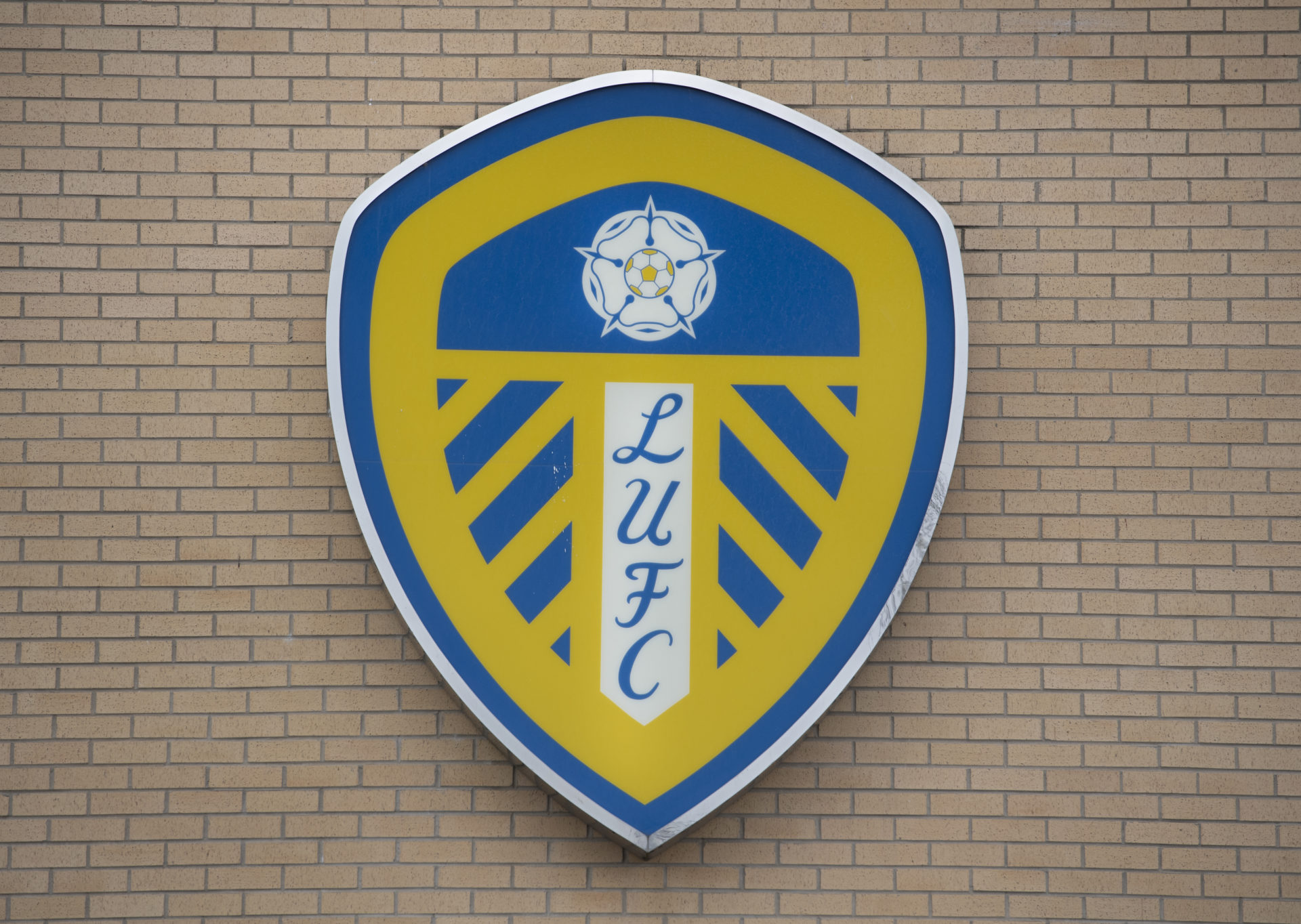 Leeds United badge.
