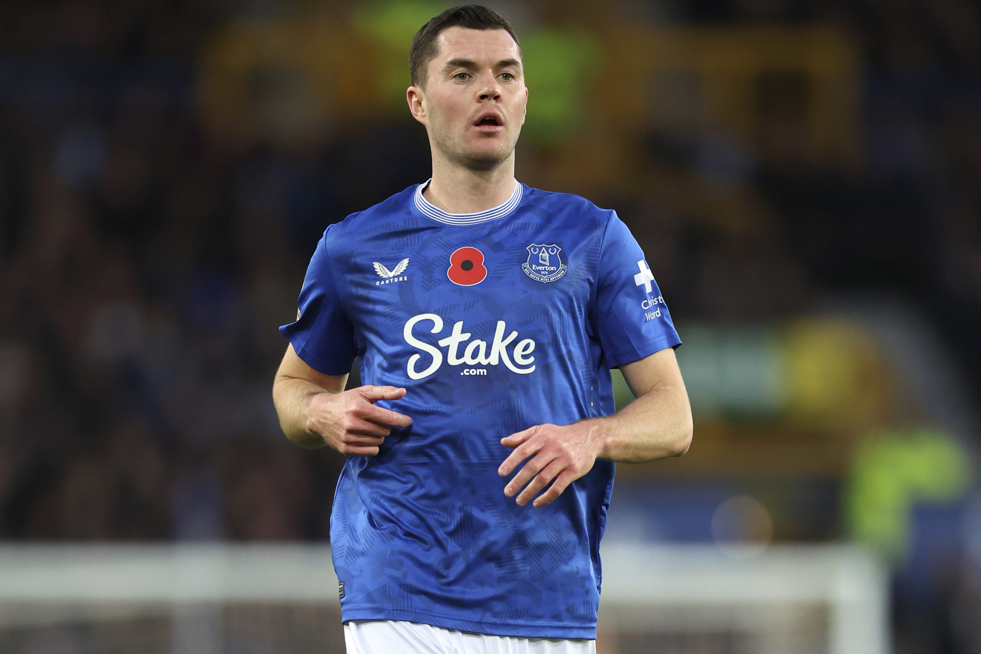 Everton defender Michael Keane.