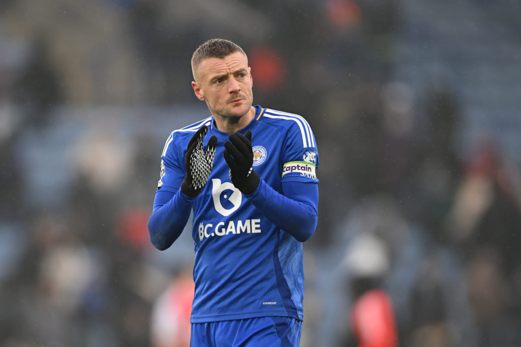 Leicester City striker Jamie Vardy.