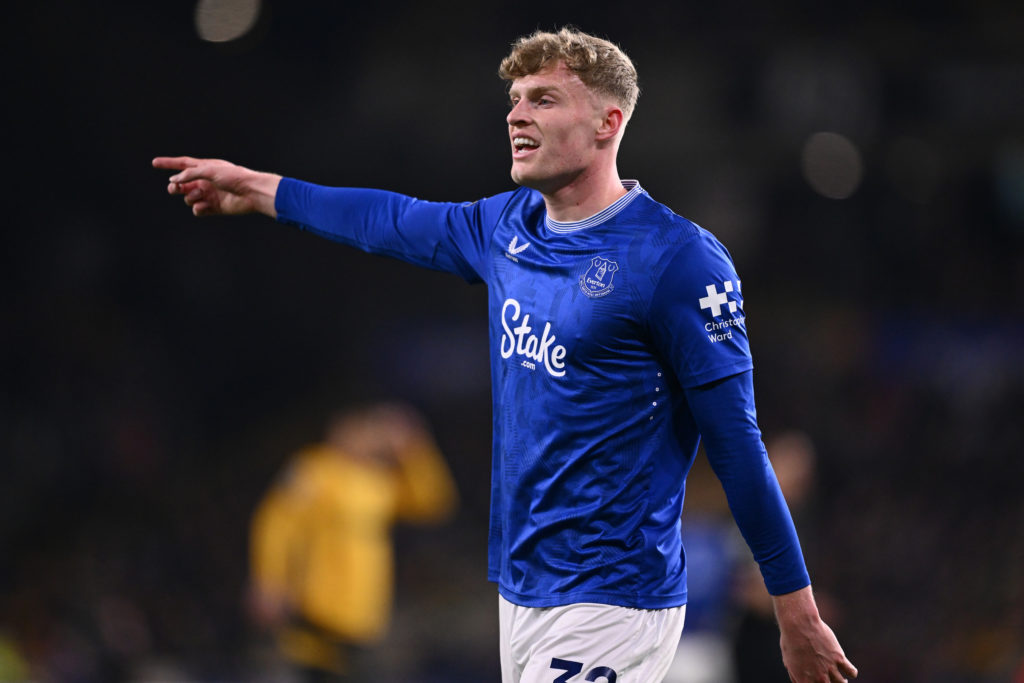 Everton defender Jarrad Branthwaite.