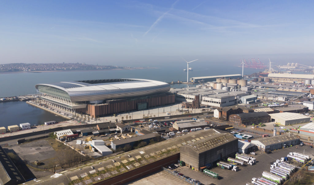 Views Of Everton's Bramley-Moore Dock Stadium