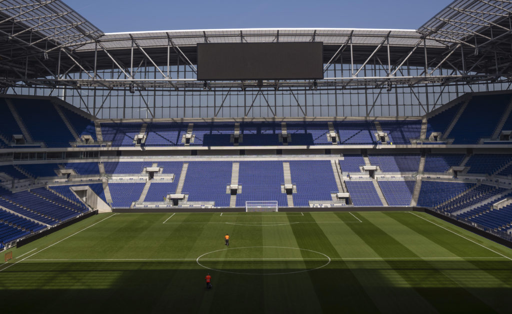 Views Of Everton's Bramley-Moore Dock Stadium