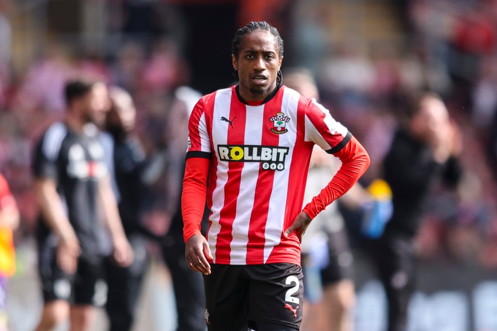 Kyle Walker-Peters during a game between Southampton and Fulham.