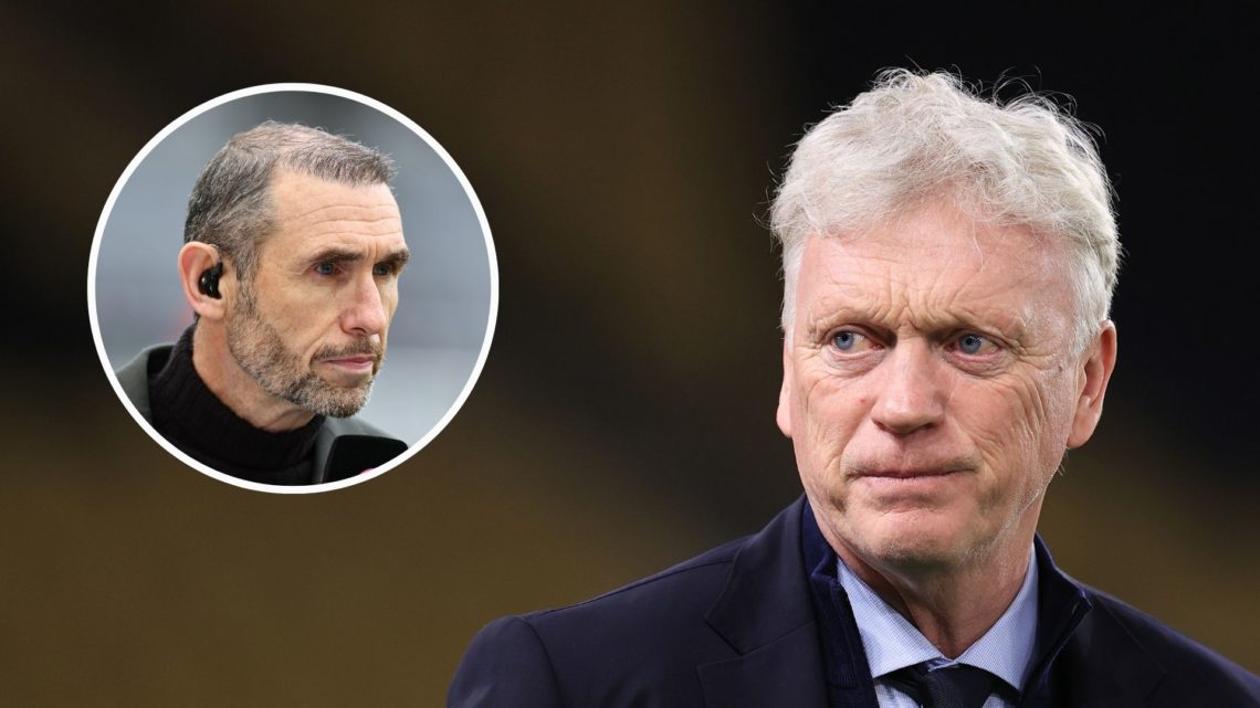Everton manager David Moyes looks on before the Premier League match between Wolverhampton Wanderers FC and Everton FC at Molineux. Inset, Martin K...