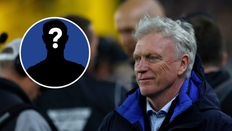 Everton manager David Moyes looks on during the Premier League match between Wolverhampton Wanderers FC and Everton FC at Molineux. Inset, mystery ...