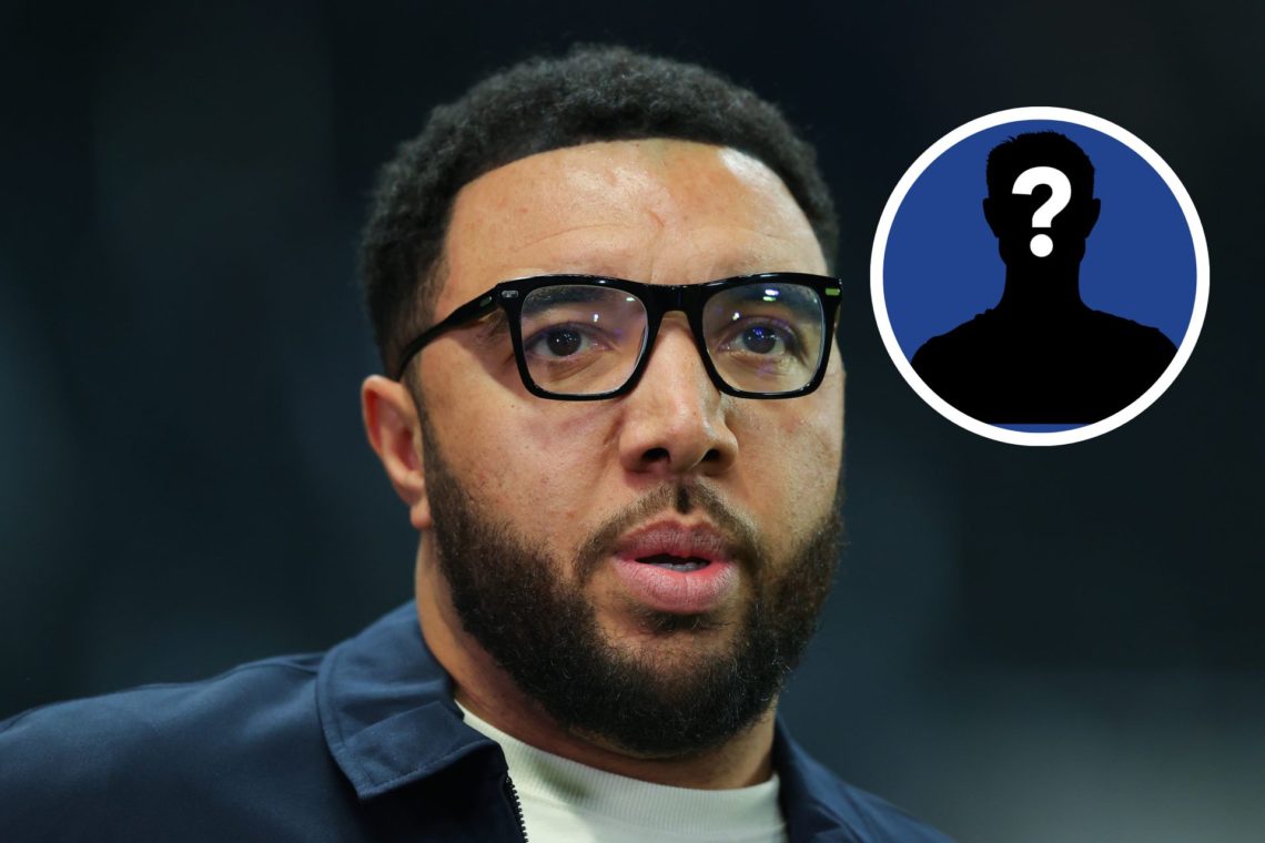 CBS Sports pundit Troy Deeney during the Carabao Cup Semi Final Second Leg match between Newcastle United and Arsenal.