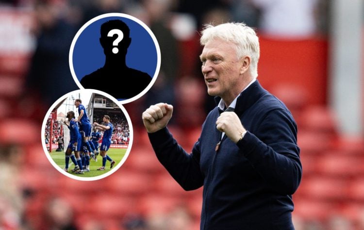 Everton's manager David Moyes celebrates victory at the end of the match during the Premier League match between Nottingham Forest FC and Everton. ...