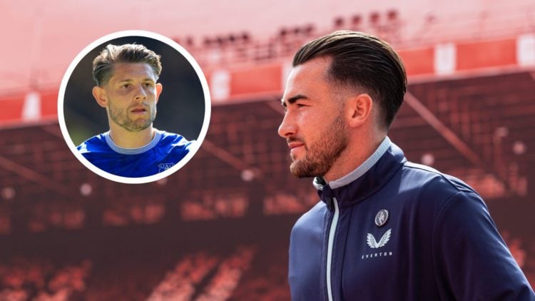Everton's Jack Harrison arriving at the stadium during the Premier League match between Nottingham Forest FC and Everton. Insert, James Tarkowski o...