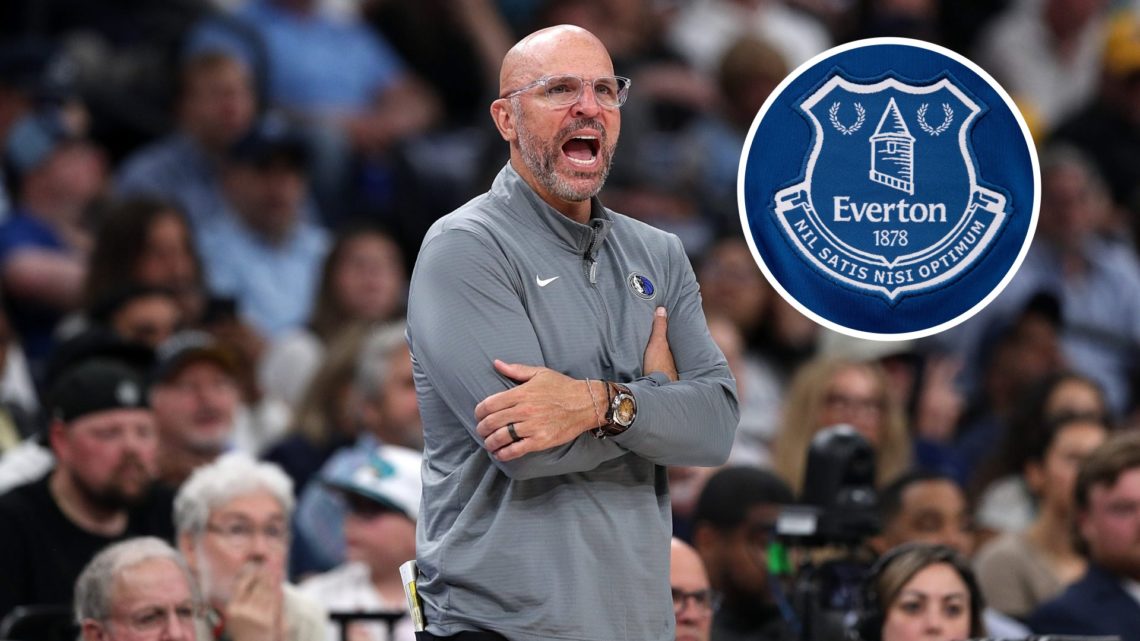 Jason Kidd coaches the Dallas Mavericks in the NBA.
