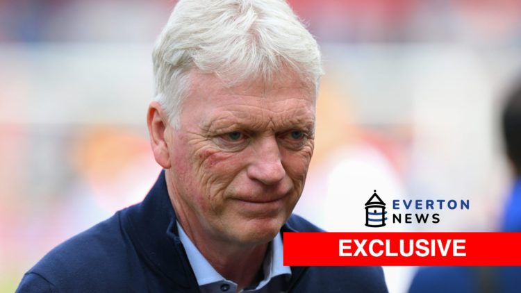 David Moyes watches on as Everton beat Nottingham Forest.