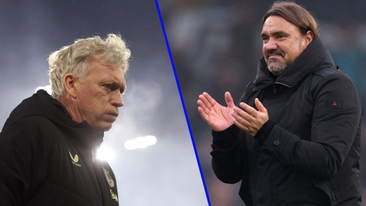 David Moyes manages his Everton side against Crystal Palace. Daniel Farke leads his Leeds United side to Championship victory.
