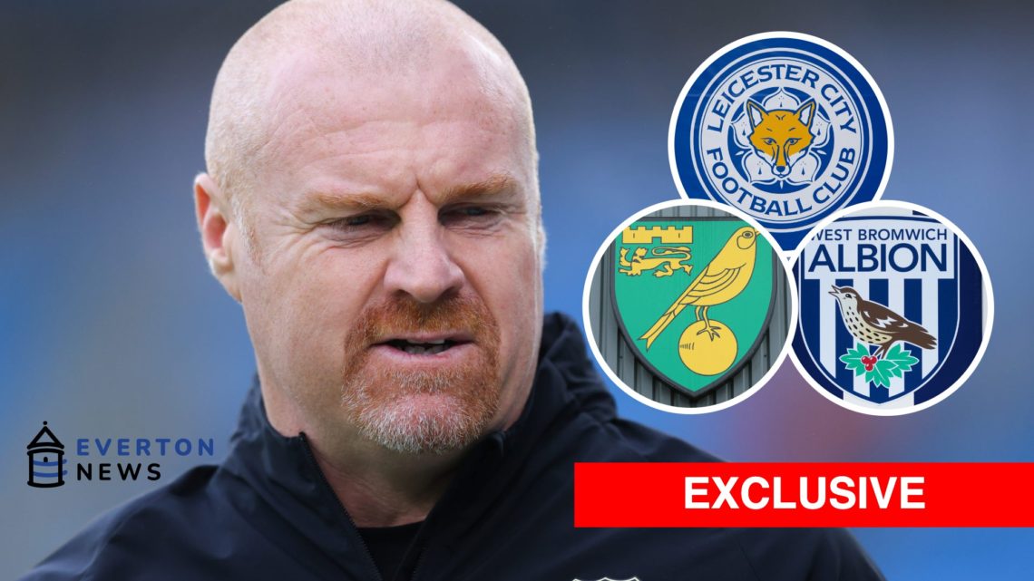 Sean Dyche watches on as his Everton side taste defeat in the Premier League.