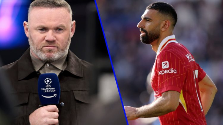 Wayne Rooney works as a pundit for a Champions League game. Mohamed Salah plays in the Premier League for Liverpool against Leicester City.