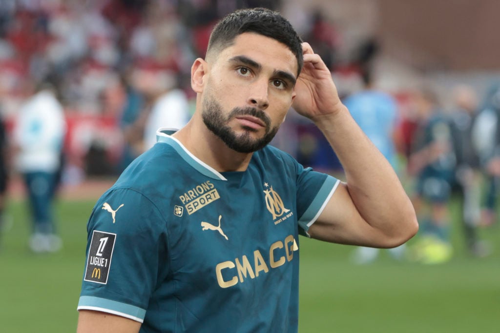 Neal Maupay of Marseille following the Ligue 1 football match against AS Monaco.